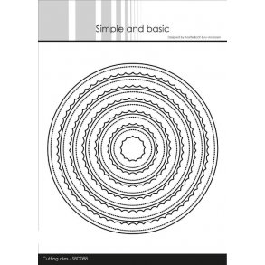 Simple and Basic - Die - Inner Scallop Circle - SBD088
