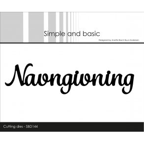 Simpel and Basic - Die - Navngivning - SBD144