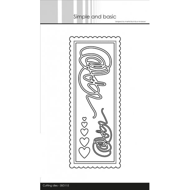 Simpel and Basic - Die - Slimcard Add-on (SBD098 &amp; SBD114) - SBD115