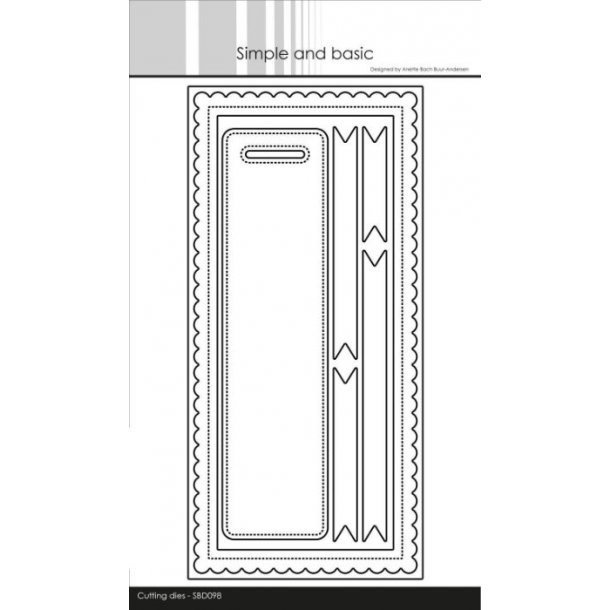 Simple and Basic - Die - Slimcard - SBD098