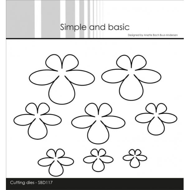 Simple and Basic - Die Sweet Flowers - SBD117