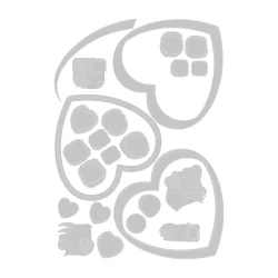 Sizzix/Tim Holst - Thinlits Die Set 24PK - True Love Colorize by Tim Holtz - 666290