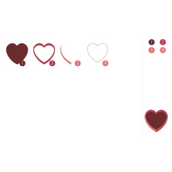 Sizzix/Tim Holst - Thinlits Die Set 24PK - True Love Colorize by Tim Holtz - 666290