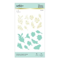 Spellbinders Christmas Organic Foliage Glimmer Hot Foil Plates &amp; Dies 