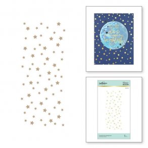 Spellbinders Celestial Star Background Glimmer Hot Foil Plate 