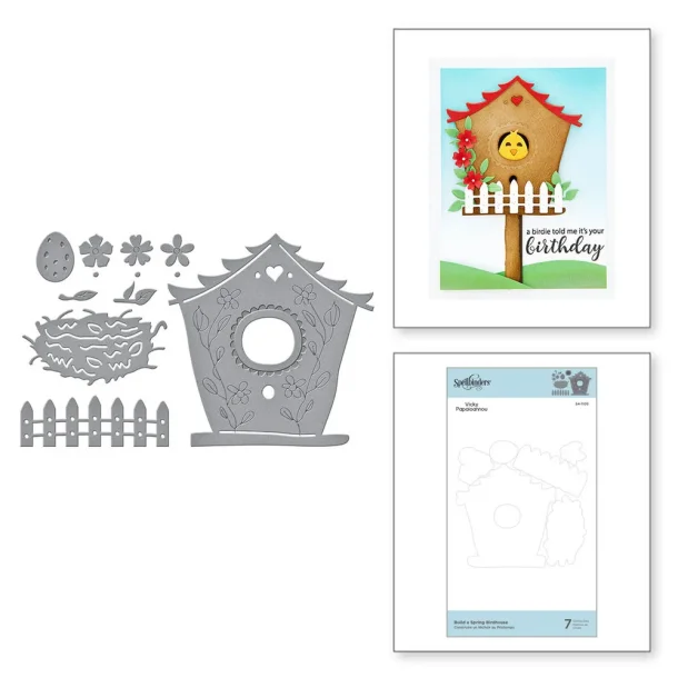 Spellbinders Build a Spring Birdhouse Dies S4-1105