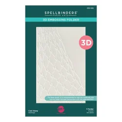 Spellbinders Cast Away 3D Embossing Folder E3D-054