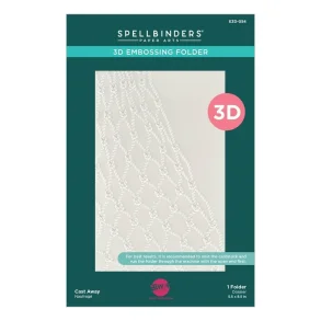 Spellbinders Cast Away 3D Embossing Folder E3D-054