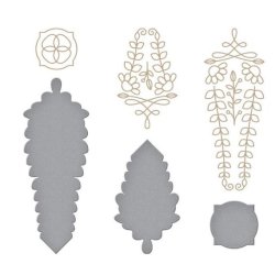 Spellbinders Gleaming Cross Glimmer Hot Foil Plate &amp; Die Sets 