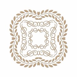 Spellbinders Elegant Square Hot Foil Plate