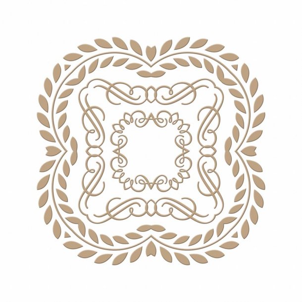 Spellbinders Elegant Square Hot Foil Plate