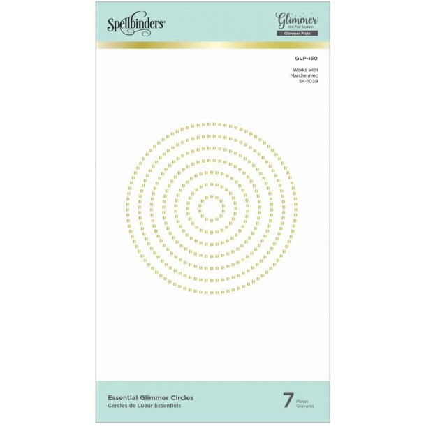 Spellbinders Essential Glimmer Circles Hot Foil Plates 