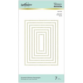 Spellbinders Essential Glimmer Rectangles Hot Foil Plates 