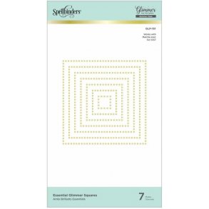 Spellbinders Essential Glimmer Squares Hot Foil Plates 