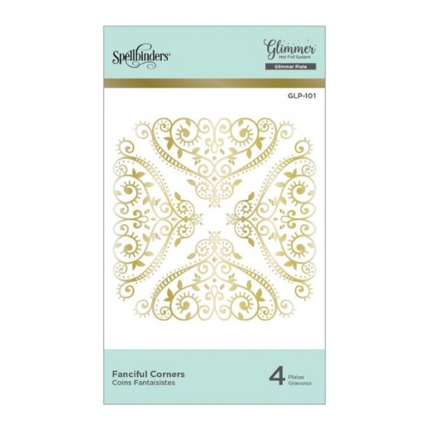 Spellbinders Fanciful Corners Hot Foil Plate 