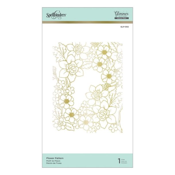 Spellbinders  Flower Pattern Foil Plate