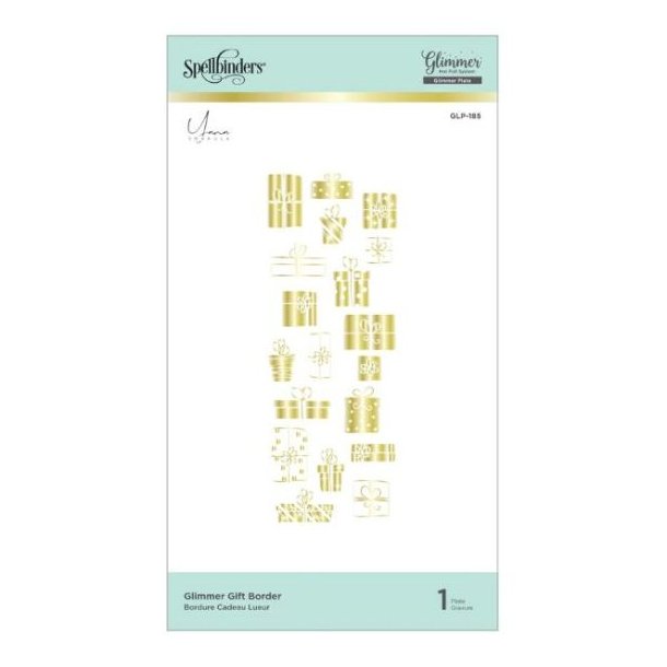 Spellbinders Glimmer Gift Border Glimmer Hot Foil Plate 