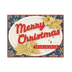 Spellbinders Glimmer Poinsettia Glimmer Hot Foil Plates &amp; Dies 
