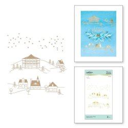 Spellbinders Glimmer Winter Village Glimmer Hot Foil Plates 