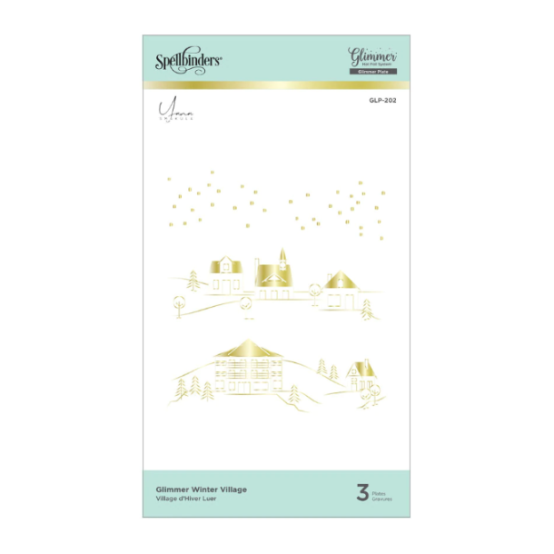 Spellbinders Glimmer Winter Village Glimmer Hot Foil Plates 