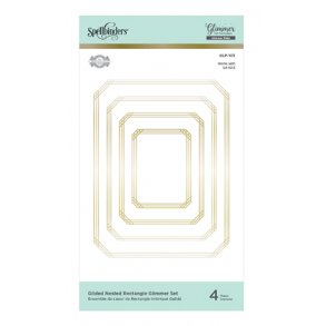 Spellbinders Guilded Nested Rectangle Glimmer Hot Foil Plate