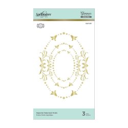 Spellbinders Imperial Adorned Ovals Hot Foil Plate