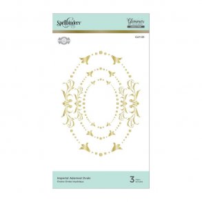 Spellbinders Imperial Adorned Ovals Hot Foil Plate