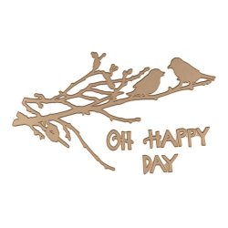 Spellbinders Oh Happy Day Hot Foil Plate 