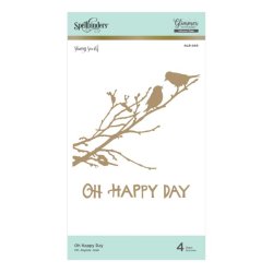 Spellbinders Oh Happy Day Hot Foil Plate 
