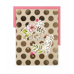 Spellbinders Polka Dot Strip Hot Foil Plate 