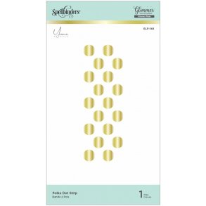Spellbinders Polka Dot Strip Hot Foil Plate 