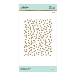 Spellbinders Scattered Dot Pattern Hot Foil Plate 