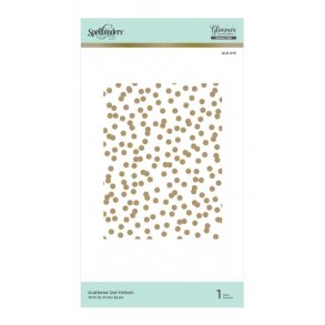 Spellbinders Scattered Dot Pattern Hot Foil Plate 