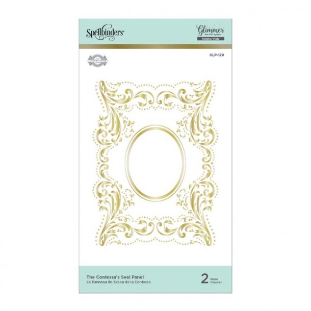 Spellbinders The Contessas Seal Panel Hot Foil Plate