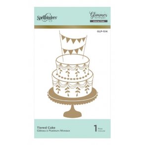 Spellbinders Tiered Cake Hot Foil Plate 