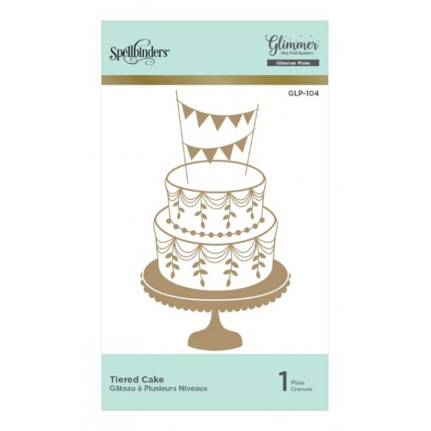 Spellbinders Tiered Cake Hot Foil Plate 