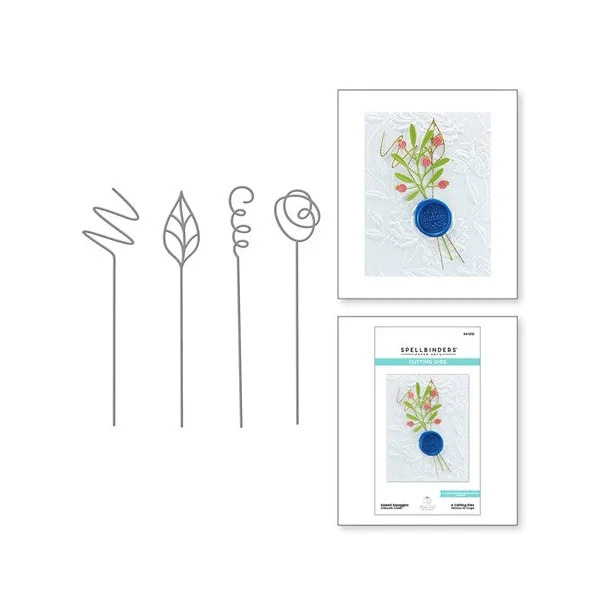 Spellbinders dies Sealed Squiggles S4-1212 