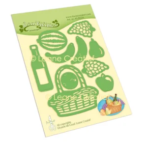Leane Creatief Dies  Lea�Bilitie Fruit Picnic Basket Cut And Emboss Dies 45.8528