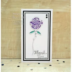Creative Expressions - One-liner Collection Roses Craft Die - CEDSE005
