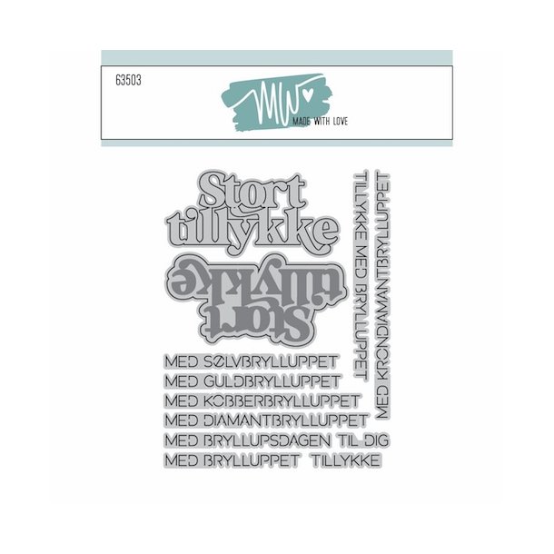 MW Made With Stort Tillykke - 63503