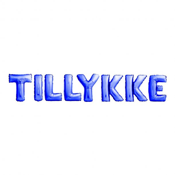 Folieballon Tillykke Bl