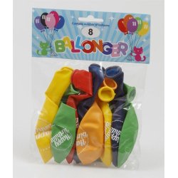 Balloner Happy Birthday Mix