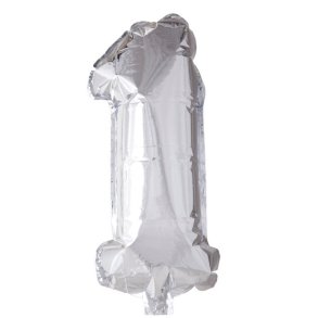 Balloner Folie Talballon 1 Slv (40cm)