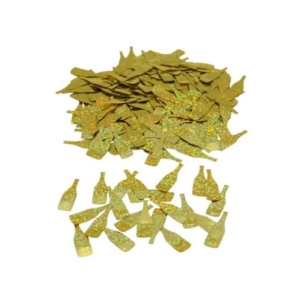 Bordkonfetti Flasker Guld