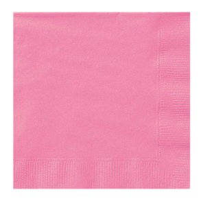 Servietter Frokostservietter Lys Pink 33x33cm