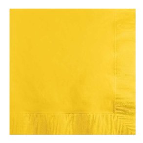Servietter Frokostservietter Gul 33x33cm