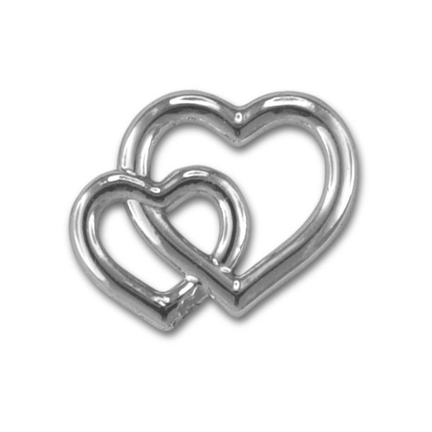 Dekorationsartikler Dobbelt Hjerter Slv