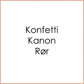 Konfetti Kanon/Rr