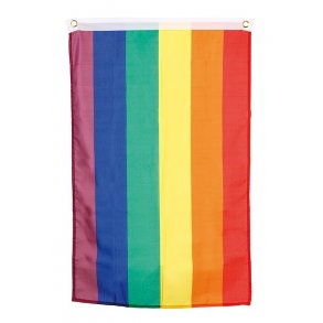 Flag Regnbue/Rainbow 60 x 90 cm