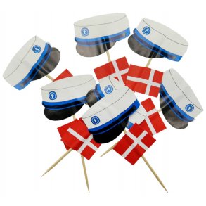 Student  Bl Hue & Dannebrog Flag p Spyd